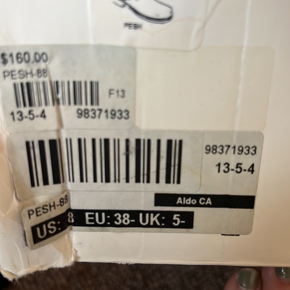 Leather Aldo two toned boots - Picture 8 of 8